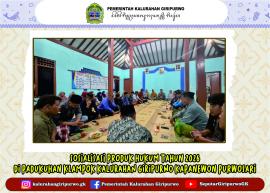 SOSIALISASI PRODUK HUKUM KALURAHAN GIRIPURWO TAHUN 2026 DI PADUKUHAN KLAMPOK